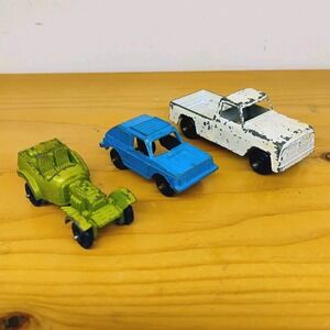Vintage Tootsietoy Midgetoy Diecast Car Lot‎ Of 3 Hot Rod Pickup Truck Rabbit